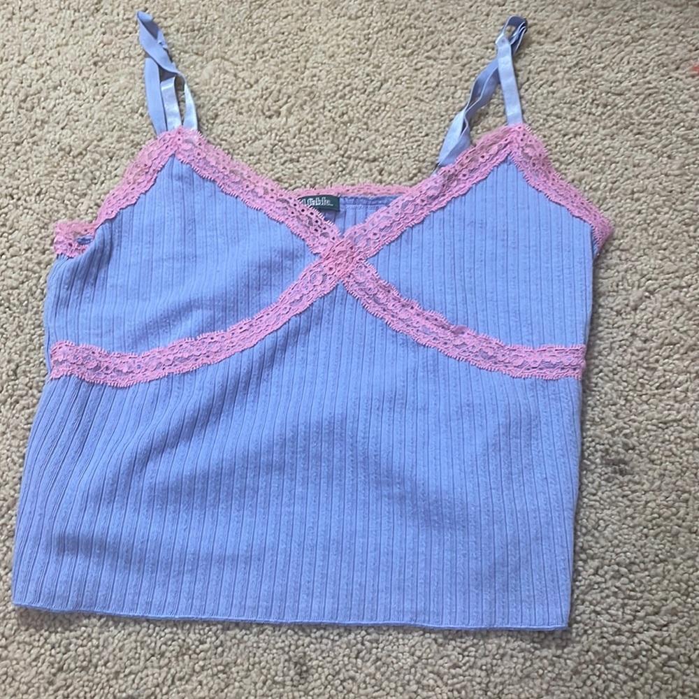 Wild Fable purple/pink cropped tank top